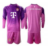 Camiseta Bayern Munich Portero Tercera Equipación para niños 2025-26 manga larga (+ pantalones cortos)